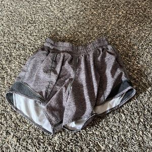 Grey lululemon 4’inch shorts